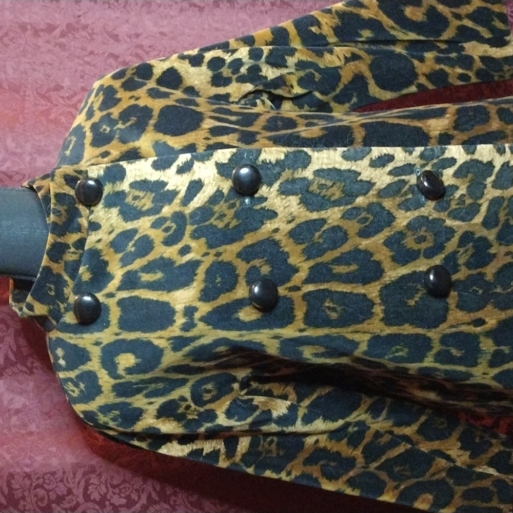 Talbot's leopard print coat